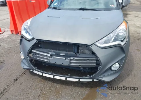 2013 Hyundai Veloster Turbo W/Black z USA, uszkodzony, nr VIN KMHTC6AE7DU141885